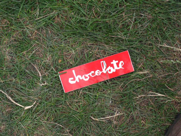 chocolate sticker in Germany