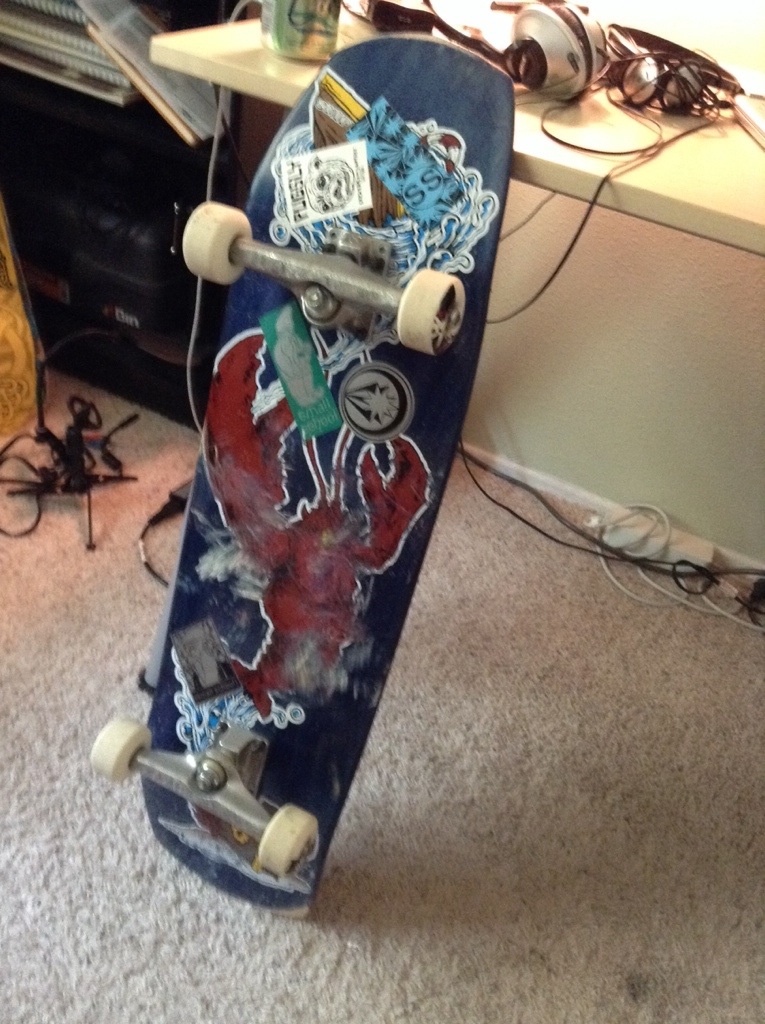 Shipyard Skates "Lobster" board, Indy 149s, Bones STF 54mm. Bones Reds.