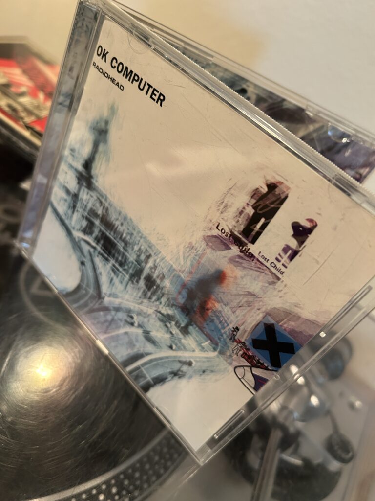 Radiohead OK Computer CD case.