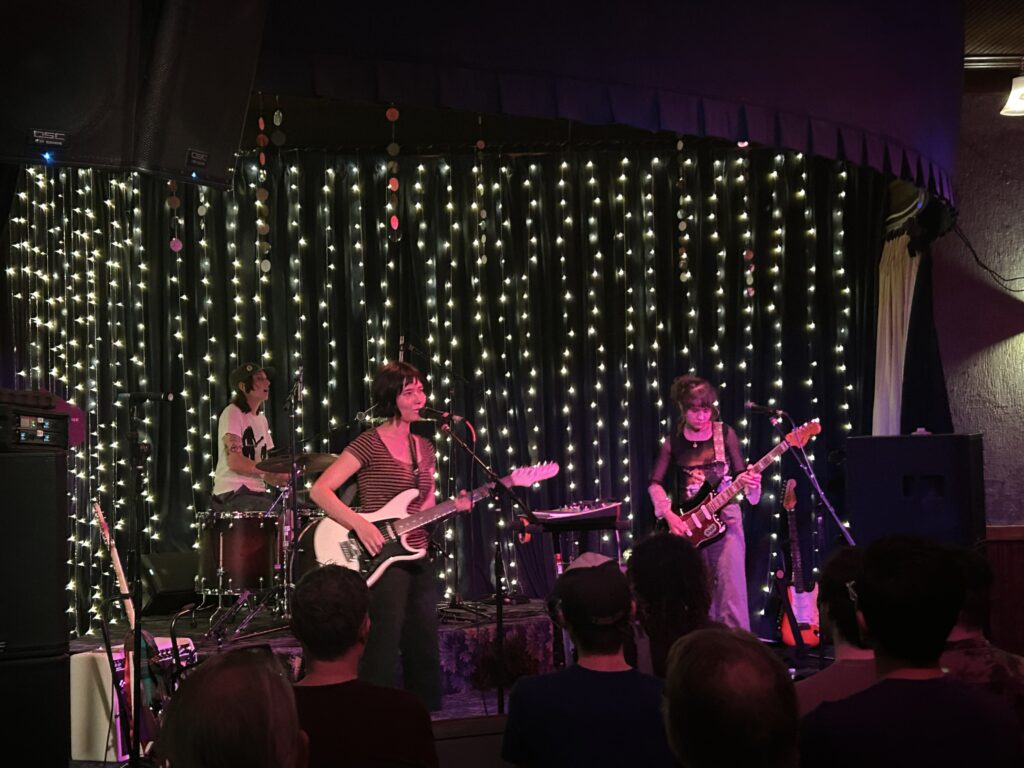 the band horse girl performing in Dallas Texas in August 2025