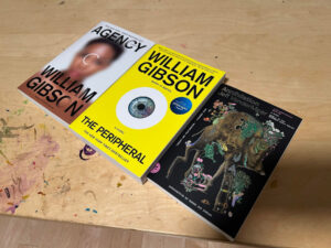 3 books on a table